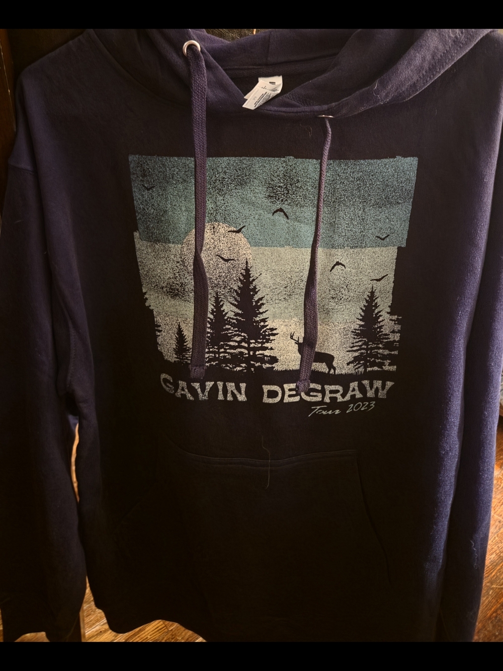 Authentic Gavin Degraw hoodie NWOT
